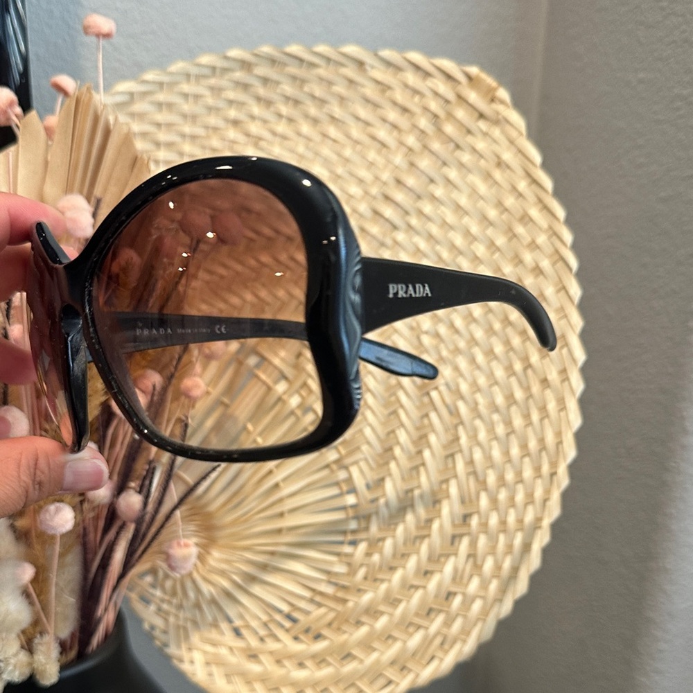 Prada “Butterfly”  Black Sunglasses